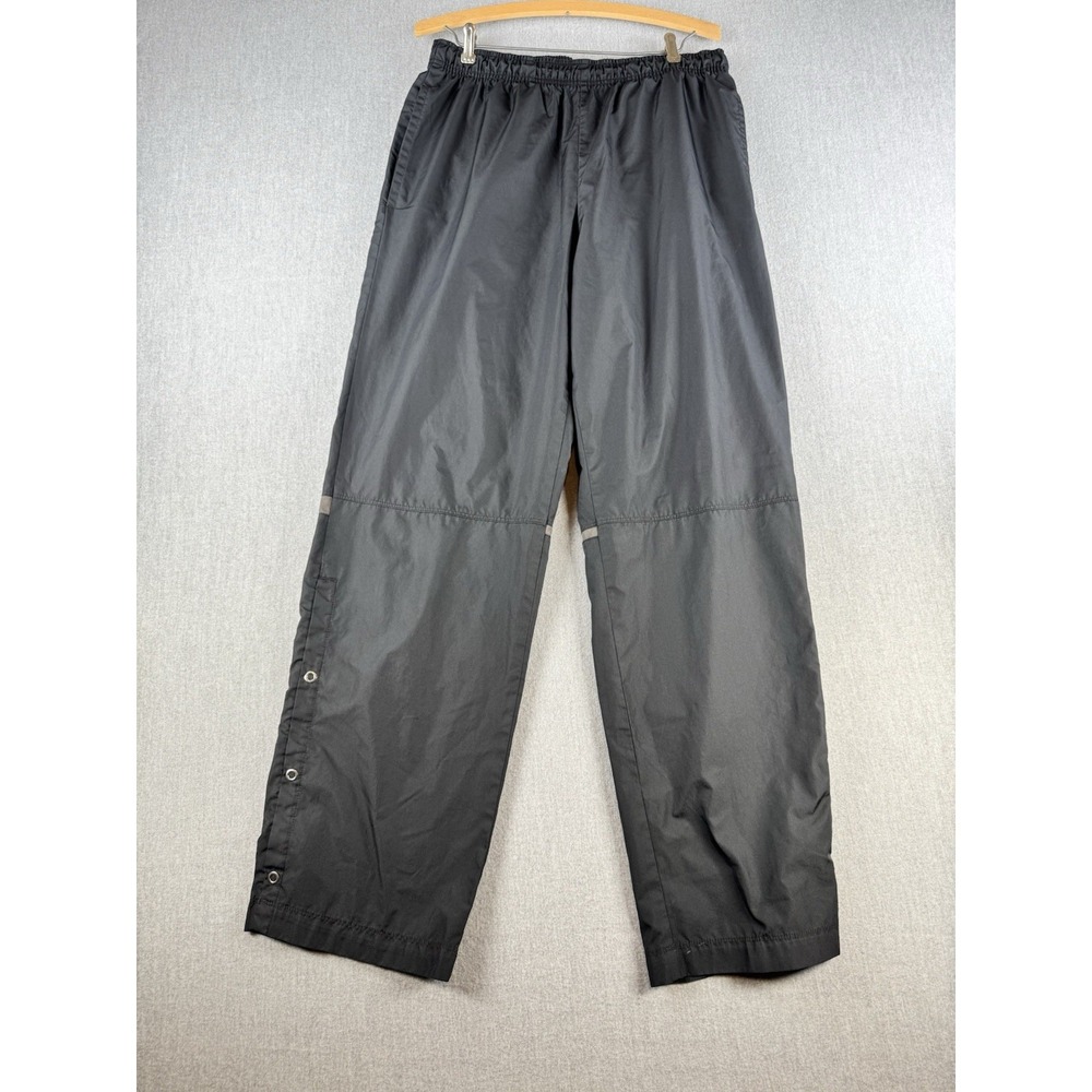 Nike Golf Pants Mens Medium Black Lightweight Snap Hem Athletic Casual
